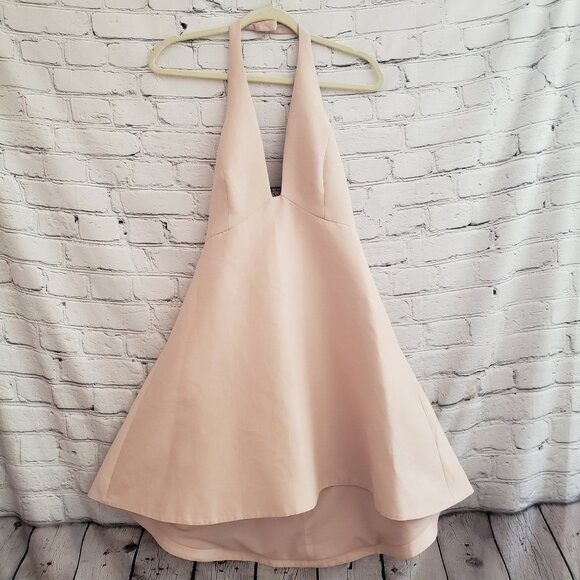 Halston Heritage Structured Halter Dress - Picture 3 of 16